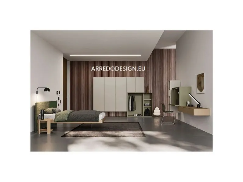 Cameretta S22 * Clever in laminato materico in Offerta Outlet