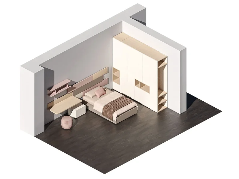 Cameretta S22 * Clever letti a terra in offerta