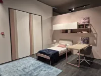 Cameretta Sa 161 camerette nidi rosa Battistella in laminato opaco in Offerta Outlet