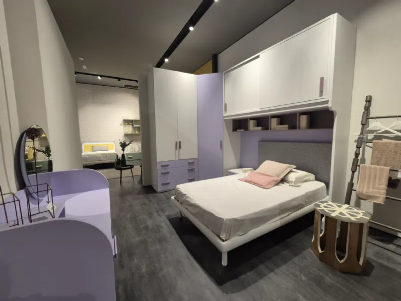 Cameretta Sa 164 cameretta brera kids malva Collezione esclusiva con un ribasso imbattibile