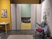 Cameretta Sa 166 cameretta brera kids giallo Collezione esclusiva in laminato opaco in Offerta Outlet