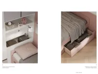Cameretta Cameretta dal design moderno San martino mobili in laminato materico in Offerta Outlet