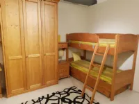 Cameretta Scandola Scandola con letto a castello a prezzo Outlet
