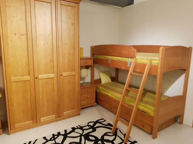 Cameretta Scandola Scandola con letto a castello a prezzo Outlet