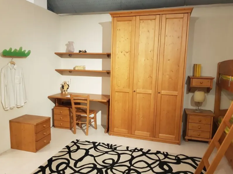 Cameretta Scandola con letto a castello a prezzo Outlet