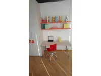 Cameretta Scrittoio con mensole Doimo citylinesenza letto scontata