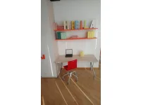 Cameretta Scrittoio con mensole Doimo citylinesenza letto scontata
