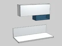 Cameretta Scrivania cameretta Moretti compact camerette senza lettoin offerta