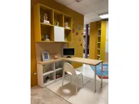 Cameretta Scrivania con libreria Doimo cityline SCONTATA