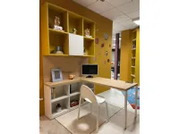 Cameretta Scrivania con libreria Doimo cityline SCONTATA