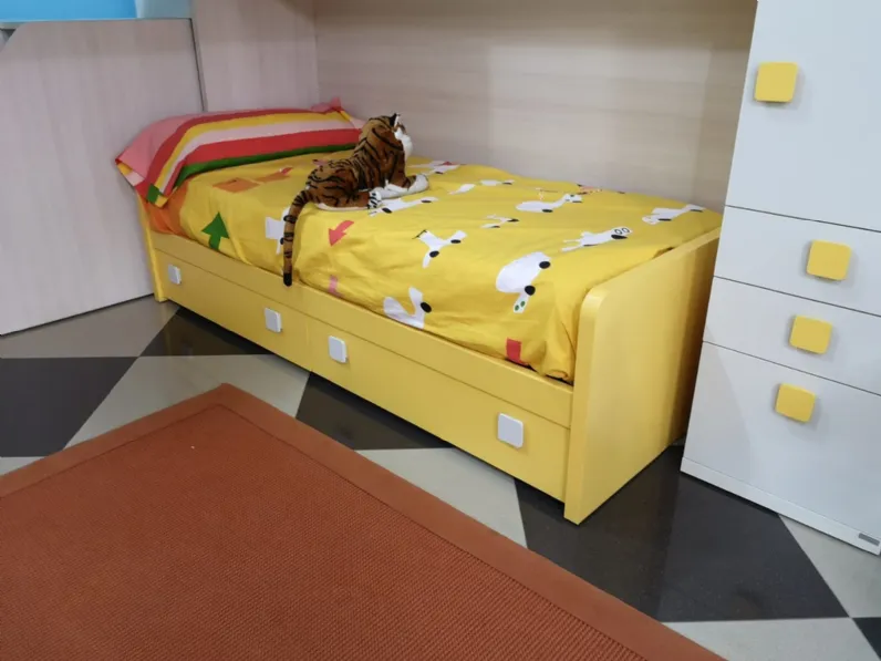 Cameretta Smart Doimo cityline con letto a soppalco scontata