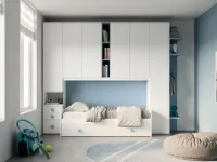 Cameretta Smart junior 13 San martino mobili in laminato opaco a prezzo scontato