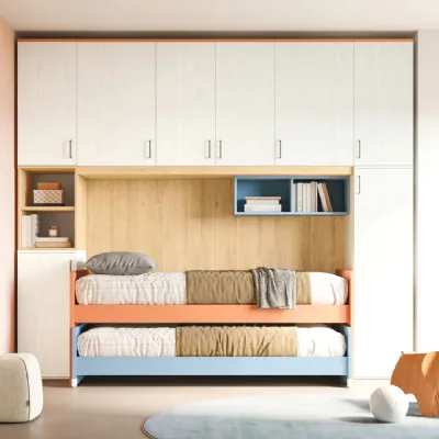 Cameretta Smart junior 19 San martino mobili con letto a ponte�in offerta