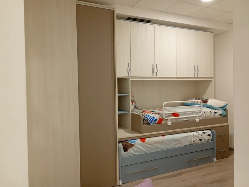 Cameretta in laminato opaco�Smart junior San martino mobili scontata a PREZZI OUTLET