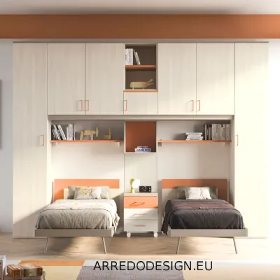 Cameretta Smart San martino mobili con letto a pontein offerta