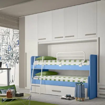 Cameretta Smart San martino mobilicon letto a ponte scontata