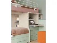 Cameretta Smart San martino mobili in laminato materico a prezzo Outlet