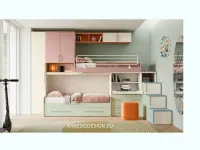 Cameretta Smart San martino mobili in laminato materico a prezzo Outlet