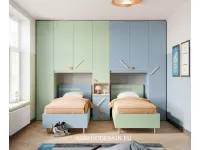 Cameretta Smart San martino mobili in laminato materico in Offerta Outlet