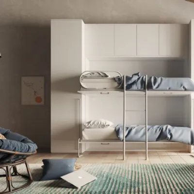 Cameretta Smart San martino mobili in laminato opaco a prezzo scontato