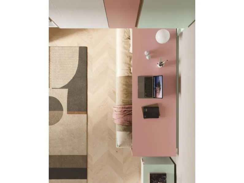 Cameretta in laminato materico Smart San martino mobili scontata a PREZZI OUTLET