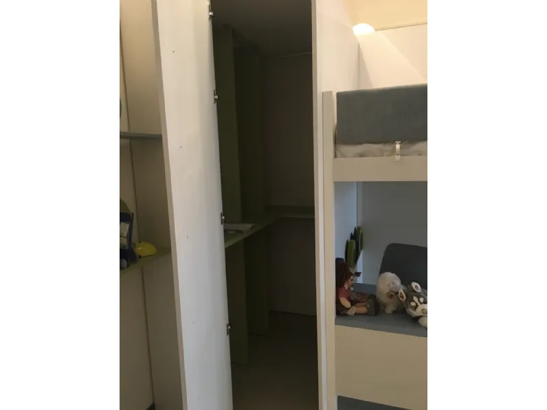 Cameretta Soppalco camelot Nidi camerette con letto una piazza e mezza a prezzo Outlet