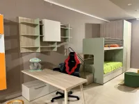 Cameretta in laminato opaco�Soppalco scorrevole roy Doimo cityline scontata a PREZZI OUTLET