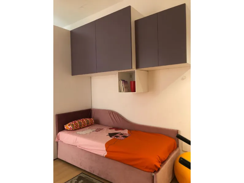 Cameretta Spaziosa Moretti compact in laminato materico a prezzo scontato