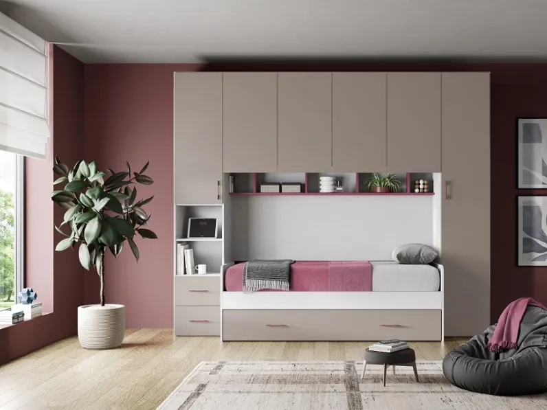 Cameretta Stratus Gruppo silwood letti a terra a prezzo Outlet