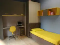 Cameretta Studio a ponte Moretti compact con letto a terra in offerta