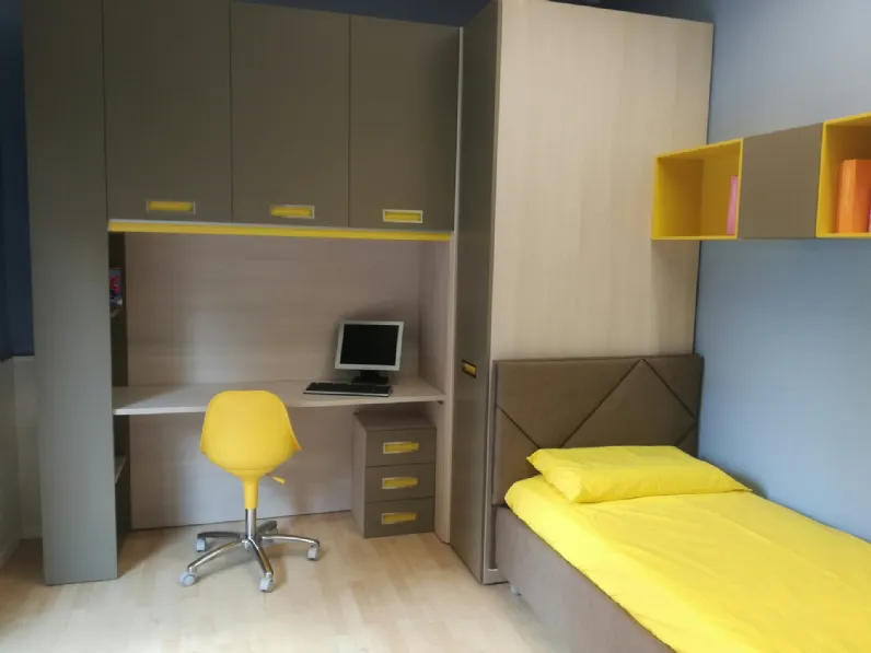 Cameretta Studio a ponte Moretti compact con letto a terrain offerta