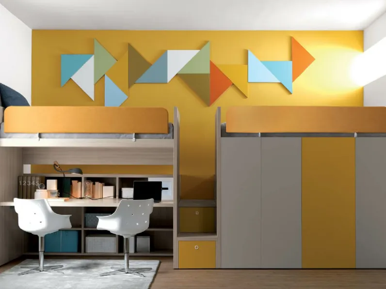 Cameretta Tana del lupo Doimo cityline a PREZZI OUTLET