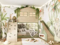 Cameretta The explorer Tiferno in legno a prezzo scontato