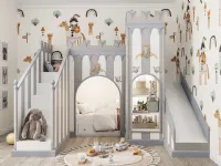 Cameretta The kingdom Tiferno con letto a terra a prezzo Outlet