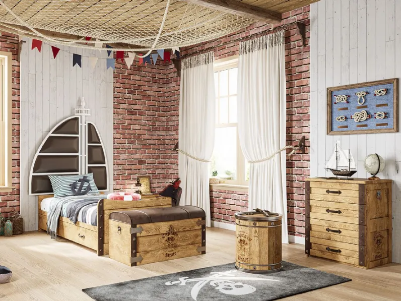 CAMERETTA The pirate Tiferno a PREZZI OUTLET