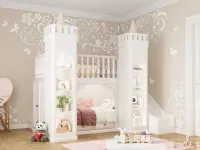 Cameretta The fairy castle Tiferno con letto a terra a prezzo Outlet