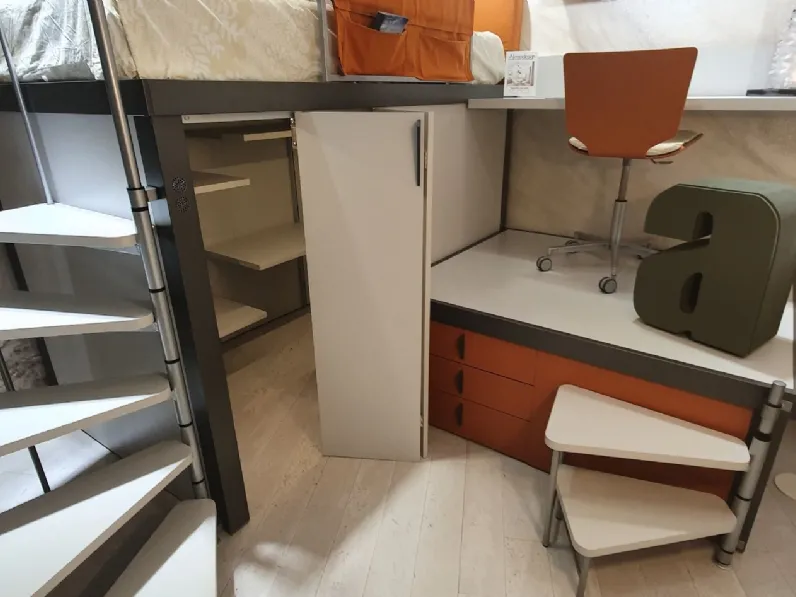 CAMERETTA Tumidei Tiramolla con soppalco SCONTATA a PREZZI OUTLET