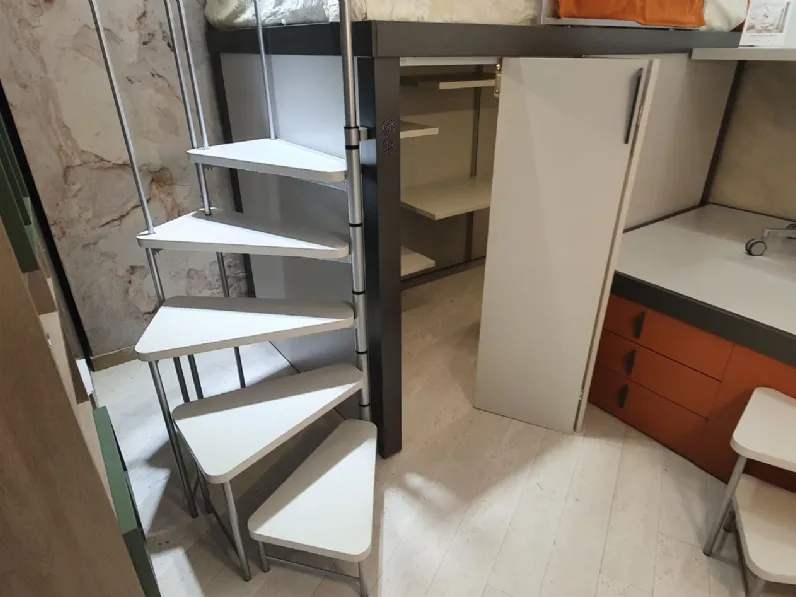 CAMERETTA Tumidei Tiramolla con soppalco SCONTATA a PREZZI OUTLET