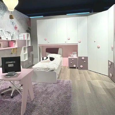 Cameretta Tweet  La casa moderna in laminato materico a prezzo Outlet