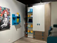 Cameretta Twett La casa modernacon letto a ponte scontata