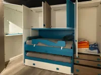 Cameretta Twett La casa modernacon letto a ponte scontata