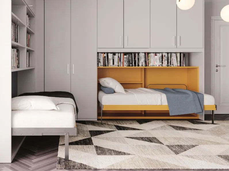 Cameretta Unico Artigianale in laminato materico in Offerta Outlet