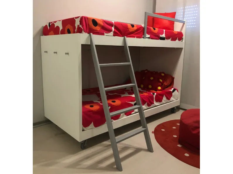 Cameretta Uno per due Erba mobili con letto a castello in Offerta Outlet