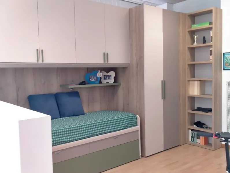Cameretta Vip Dielle con letto a ponte a prezzo Outlet