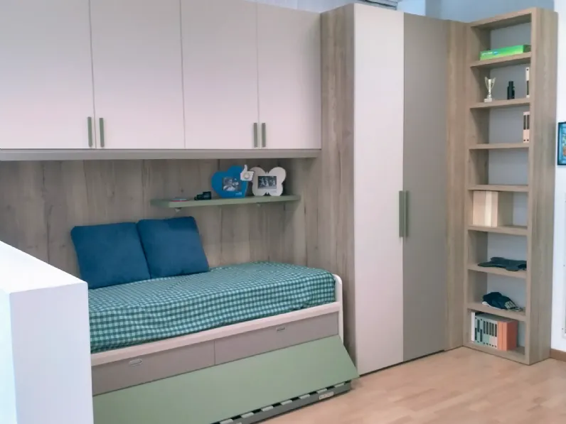 Cameretta Vip Dielle con letto a ponte scontata