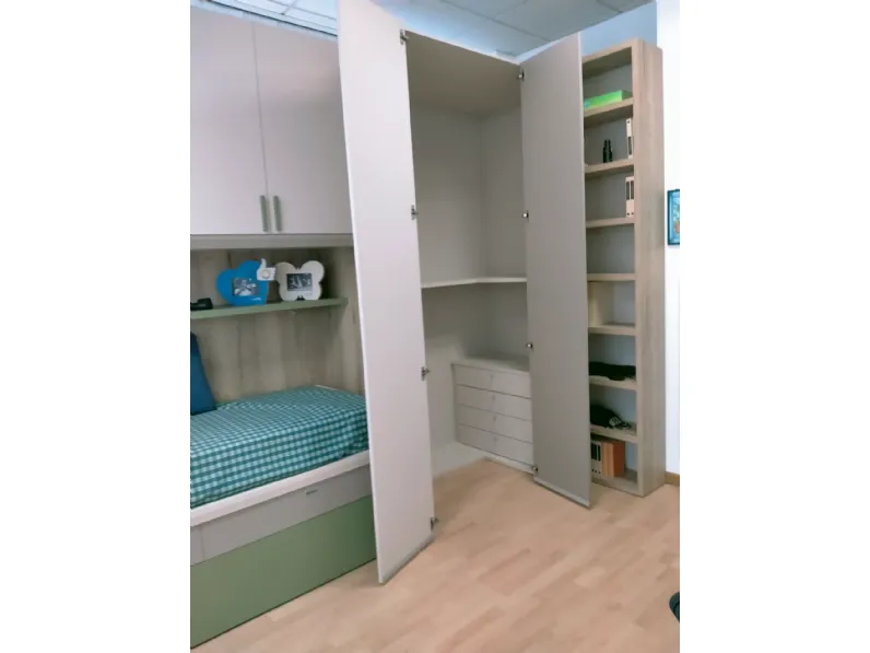 Cameretta Vip Dielle con letto a ponte scontata
