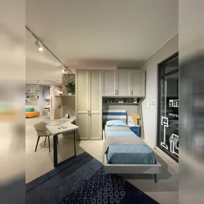 Cameretta in laccato opaco�Vogue Moretti compact camerette scontata a PREZZI OUTLET