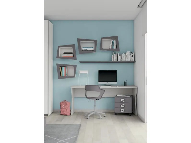 Cameretta in laccato opacoVolo c310 Colombini casa scontata a PREZZI OUTLET