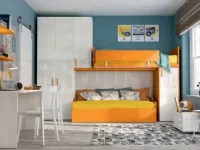 Cameretta Volo c320 Colombini casa con letto a soppalco a prezzo Outlet