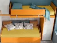 Cameretta Volo c320 Colombini casa con letto a soppalco a prezzo Outlet